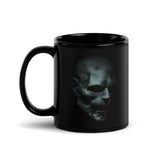 Zombie Face Black Glossy Mug