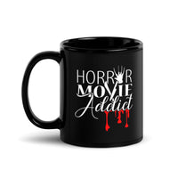 Horror Movie Addict Black Glossy Mug