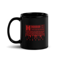 Horror Rating Black Glossy Mug