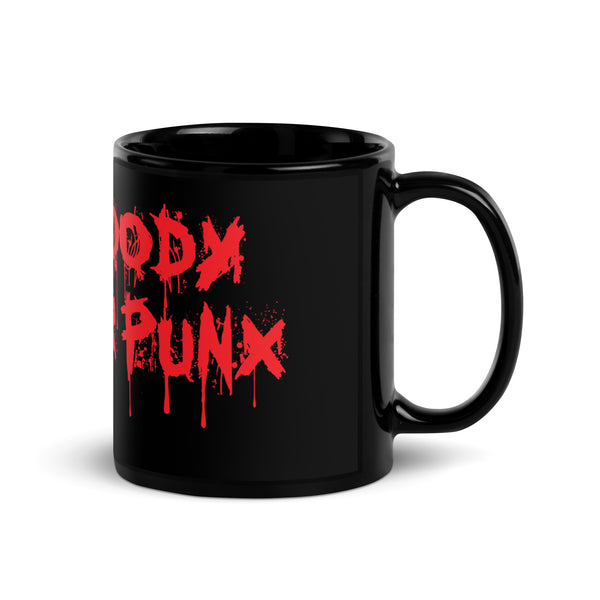 The Bloody Horror Punx Black Glossy Mug