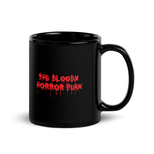 The Bloody Horror Punx Black Glossy Mug