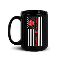 Paramedic Black Glossy Mug