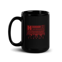 Horror Rating Black Glossy Mug