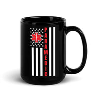 Paramedic Black Glossy Mug