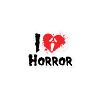 I Heart Horror Bubble-free stickers