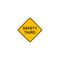 Safety Third Bubble-free stickers