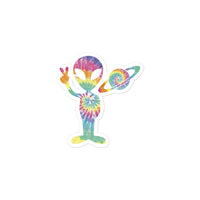 Alien Tie-dye Bubble-free stickers