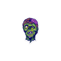 Vintage Zombie Head Bubble-free stickers