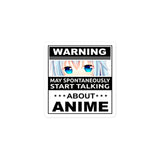 Talking About Anime Bubble-free stickers