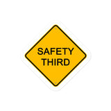 Safety Third Bubble-free stickers