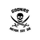 Goonies Never Say Die Bubble-free stickers