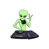 Alien DJ Bubble-free stickers