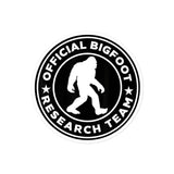 Official Bigfoot Research Team Bubble-free stickers