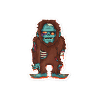 Zombie Bigfoot Bubble-free stickers