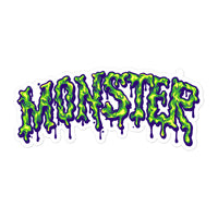 Monster Bubble-free stickers