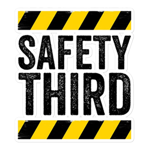 Safety Third Bubble-free stickers