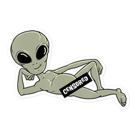 Sexy Alien Bubble-free stickers