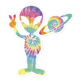 Alien Tie-dye Bubble-free stickers