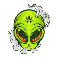 Weed Alien Bubble-free stickers