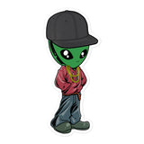 Alien Gangsta Bubble-free stickers