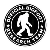 Official Bigfoot Research Team Bubble-free stickers