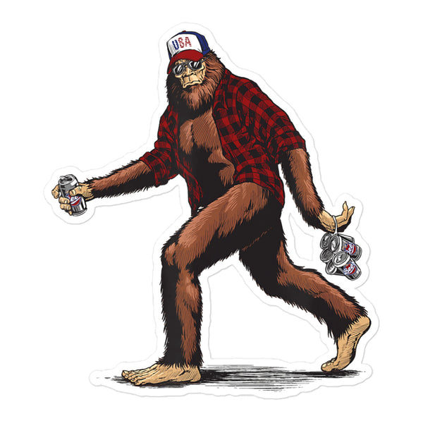 USA Bigfoot Bubble-free stickers