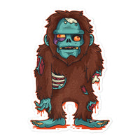 Zombie Bigfoot Bubble-free stickers