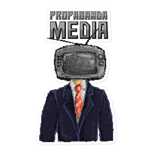 Propaganda Media Bubble-free stickers