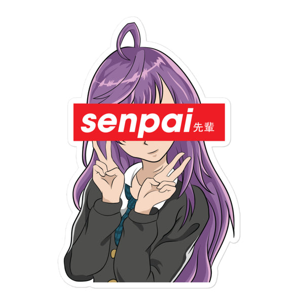 Senpai 2 Bubble-free stickers