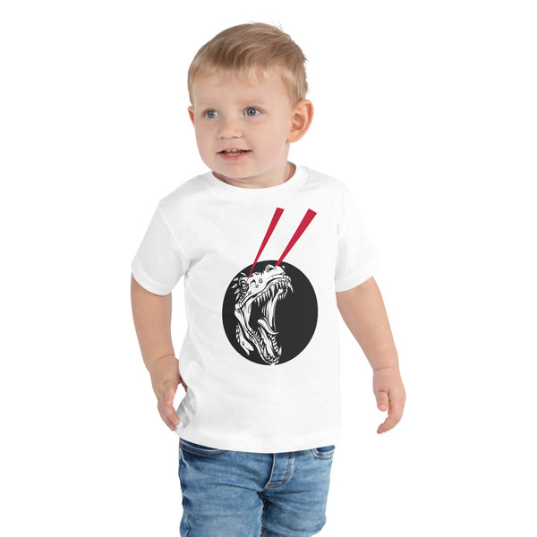 Dino Laser Toddler Short Sleeve Tee