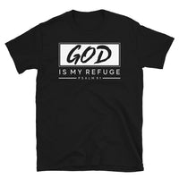 God is My Refuge Psalm 91 Short-Sleeve Unisex T-Shirt