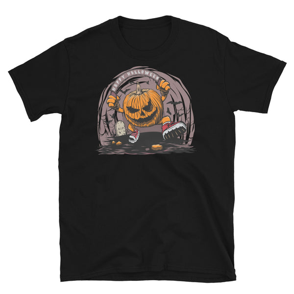 Happy Halloween Pumpkin Short-Sleeve Unisex T-Shirt