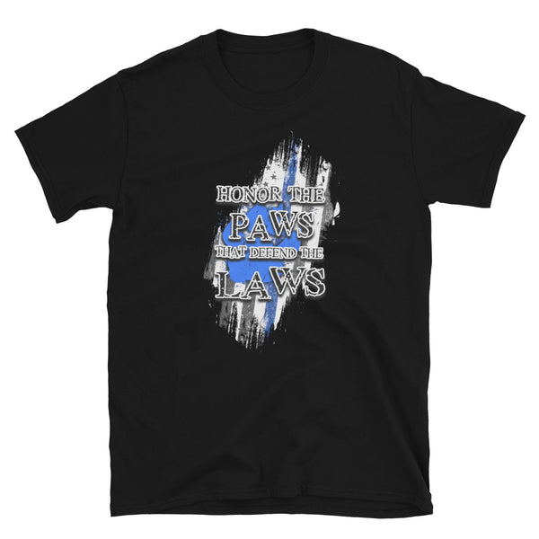 Honor the Paws Short-Sleeve Unisex T-Shirt