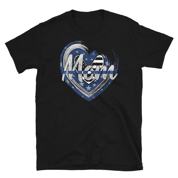 Thin Blue Line Mom Short-Sleeve Unisex T-Shirt