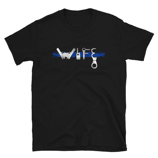 Thin Blue Line Wife Short-Sleeve Unisex T-Shirt