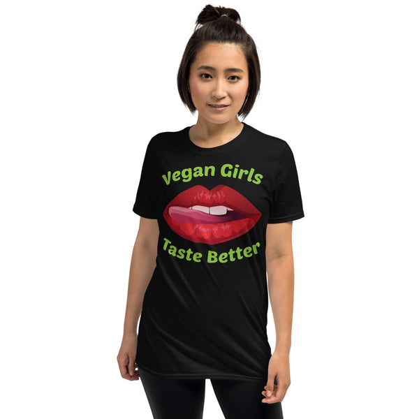 Vegan Girls Taste Better Short-Sleeve Unisex T-Shirt