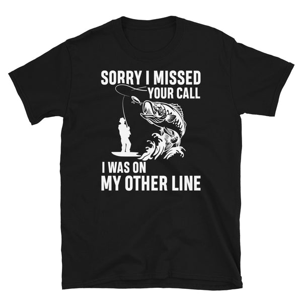 On My Other Line Short-Sleeve Unisex T-Shirt