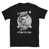 Retirement Plan to Fish Short-Sleeve Unisex T-Shirt