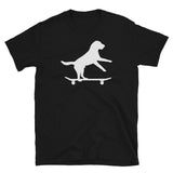 Skateboarding Dog Short-Sleeve Unisex T-Shirt