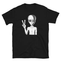 Alien Peace Short-Sleeve Unisex T-Shirt