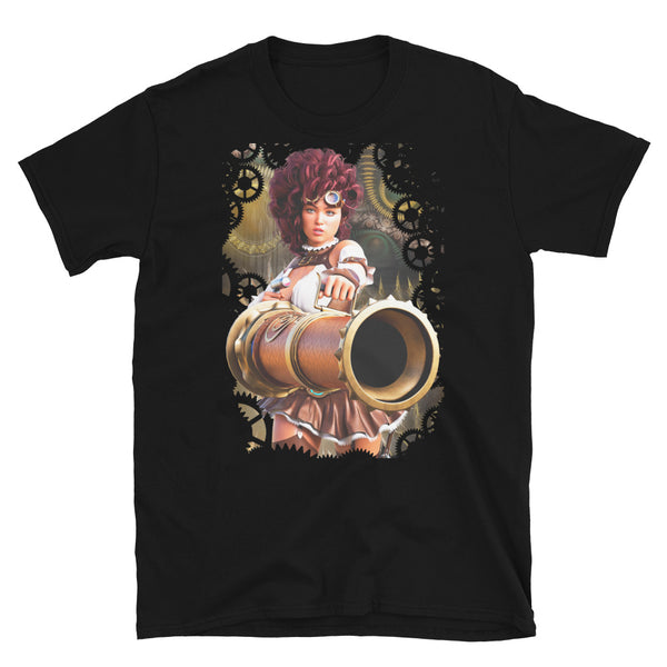 Steampunk Girl Short-Sleeve Unisex T-Shirt