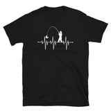 Fishing Heartbeat Short-Sleeve Unisex T-Shirt