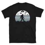 Bigfoot UFO Short-Sleeve Unisex T-Shirt