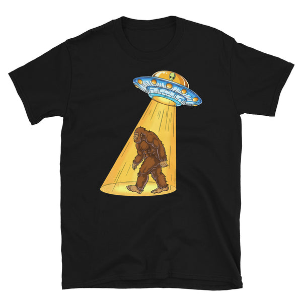 Abducting Bigfoot 2 Short-Sleeve Unisex T-Shirt