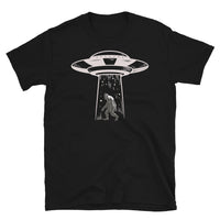 Abducting Bigfoot 3 Short-Sleeve Unisex T-Shirt