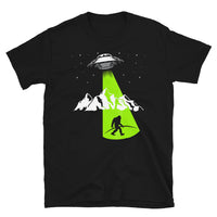 Abducting Bigfoot 4 Short-Sleeve Unisex T-Shirt