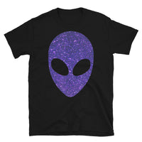 Purple Alien Short-Sleeve Unisex T-Shirt