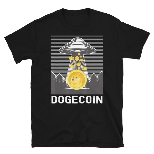 Abducting Dogecoin Short-Sleeve Unisex T-Shirt