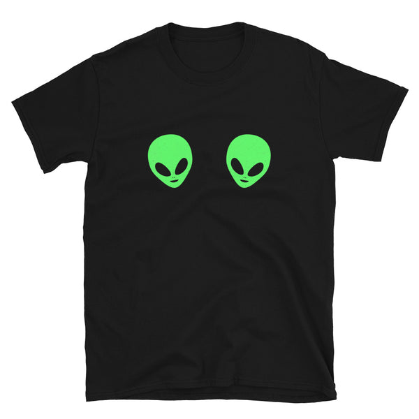 Alien Heads Short-Sleeve Unisex T-Shirt