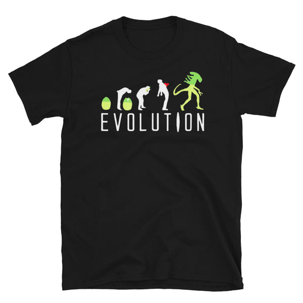 Alien Evolution Short-Sleeve Unisex T-Shirt